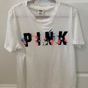 Pink White T-shirt